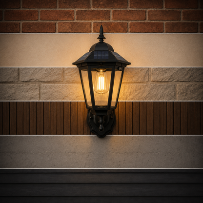 Luz Solar de Pared para Exteriores